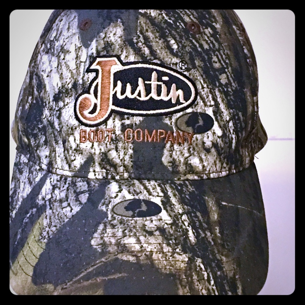 Mossy Oak Justin Boot Hat Outdoor Hunting Velcro